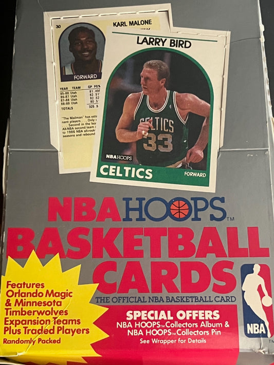 Pick Your Pack- Ripped live 💥 🏀VINTAGE - 1989-90 NBA HOOPS SERIES 2 UPDATE🏀💥