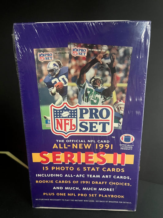 Pick Your Pack- Ripped live 💥🏉 VINTAGE -1991 NFL Pro Set Series II Football 🏉💥