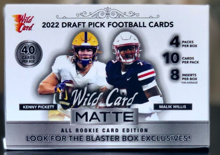 Personal- 2022 Wild Card Matte Draft Pick Football Blaster