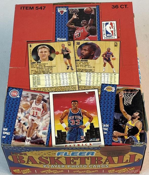 Pick Your Pack- Ripped live 💥🏀VINTAGE 1991 Fleer Basketball🏀💥